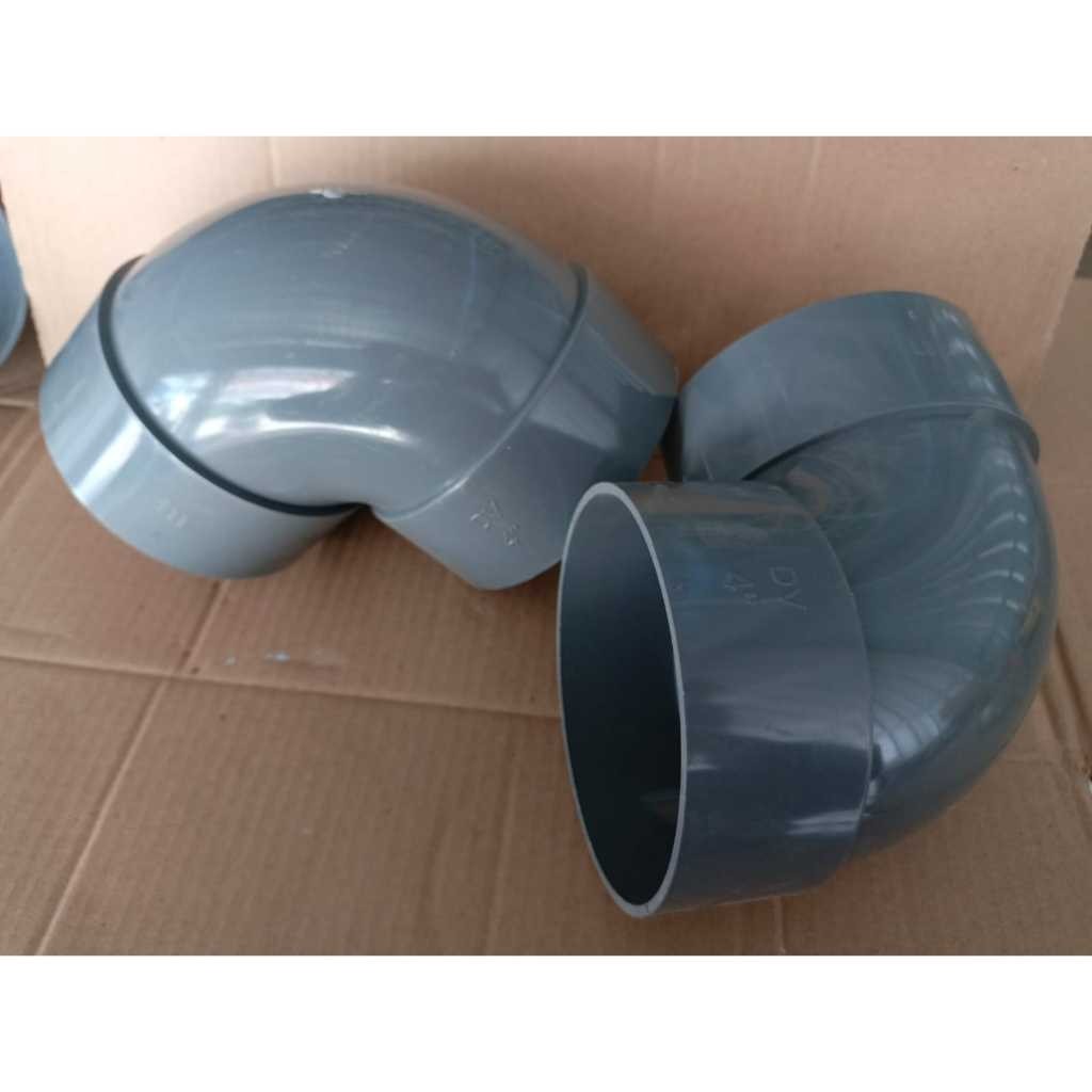 KNEE KNIE PIPA PVC 4" Knee Knie Pipa PVC 4 inch - ABH