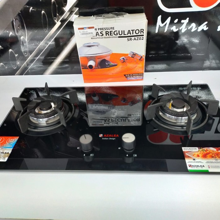 KOMPOR TANAM RINNAI 2 TUNGKU TITANIUM