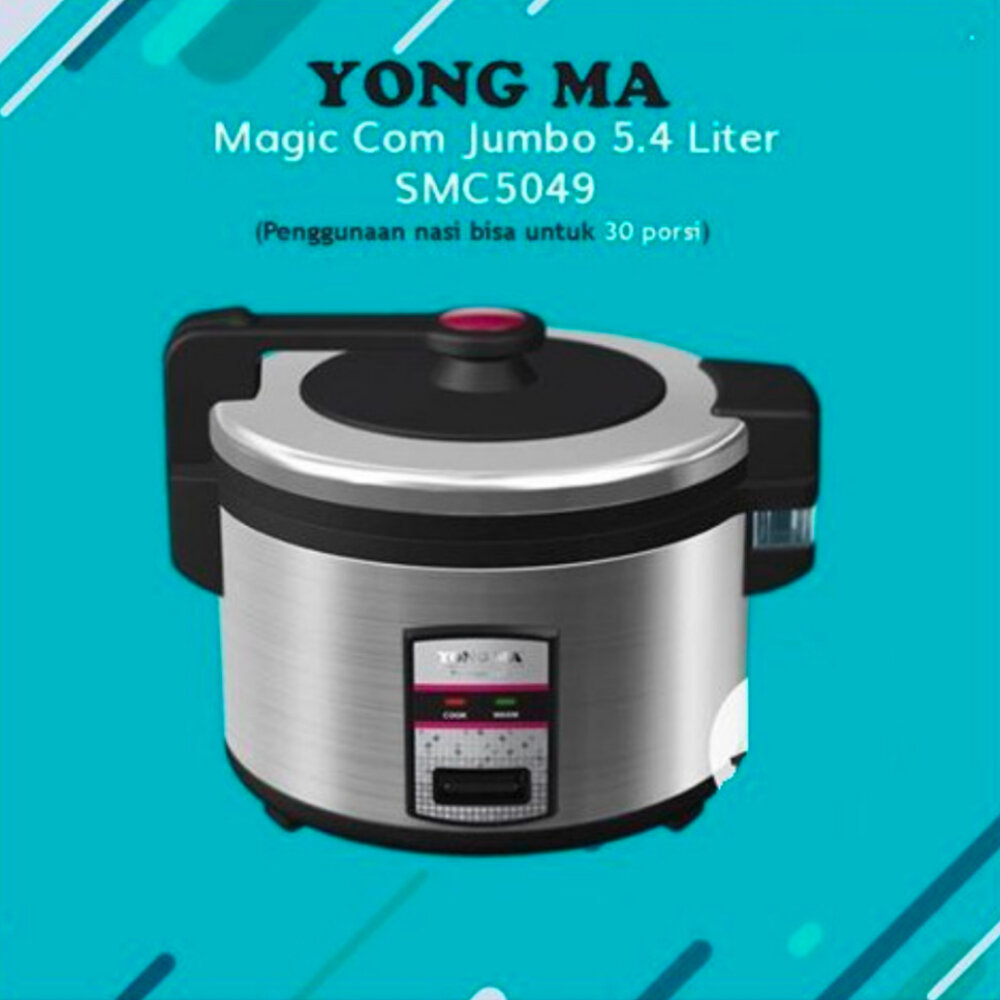 Magic com jumbo rice cooker besar 5,4 liter untuk restaurant rumah makan warung nasi YONG MA SMC5049