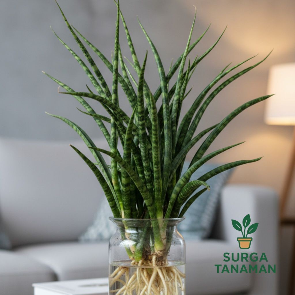 Tanaman media air sensivera fernwood - tanaman sansiveira fernwood original - tanaman pembersih udar