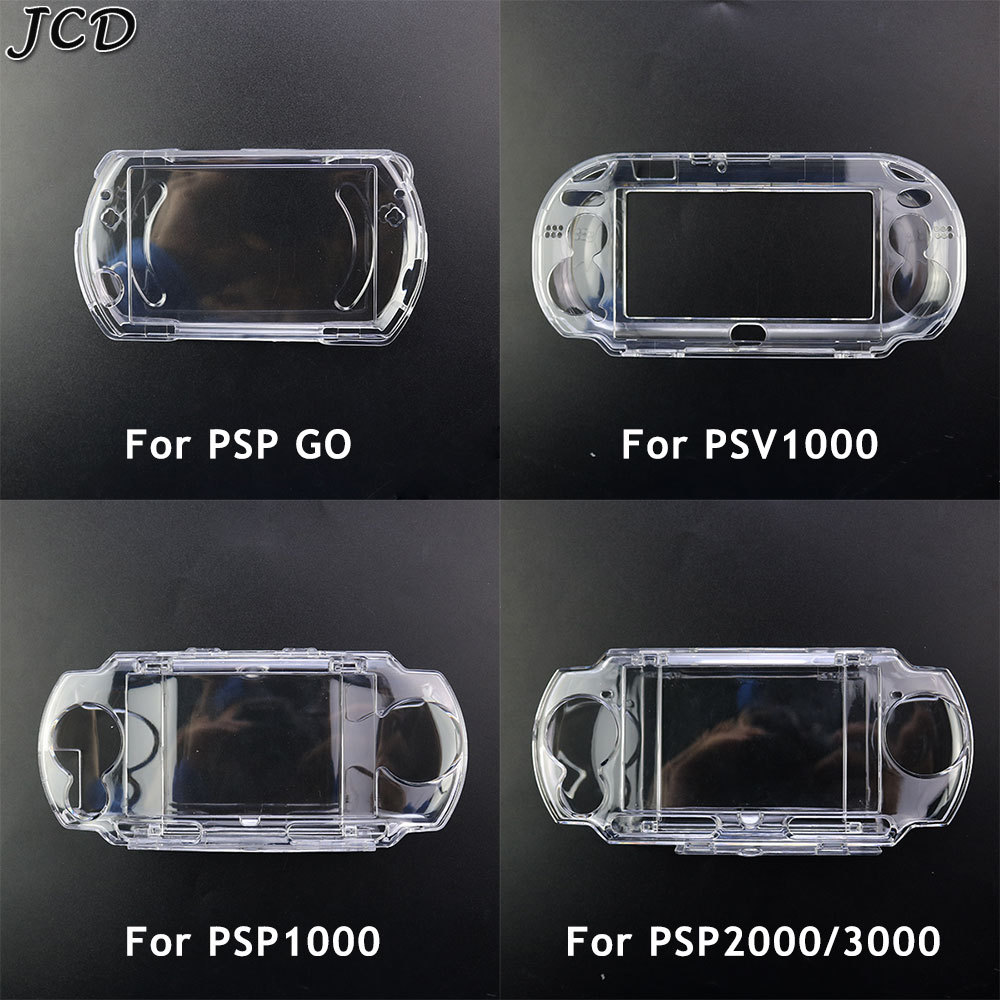 JCD Clear Crystal Protective Case Hard Shell for PS Vita PSV 1000 2000 PSP Go Transparent Protection