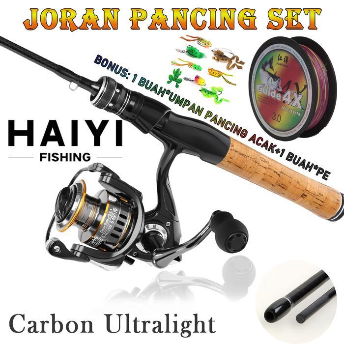 Carbon Fiber Joran Pancing Ultralight  Strong Elasticity Lure Rod  Bahan Serat Karbon Ultra Ringan P