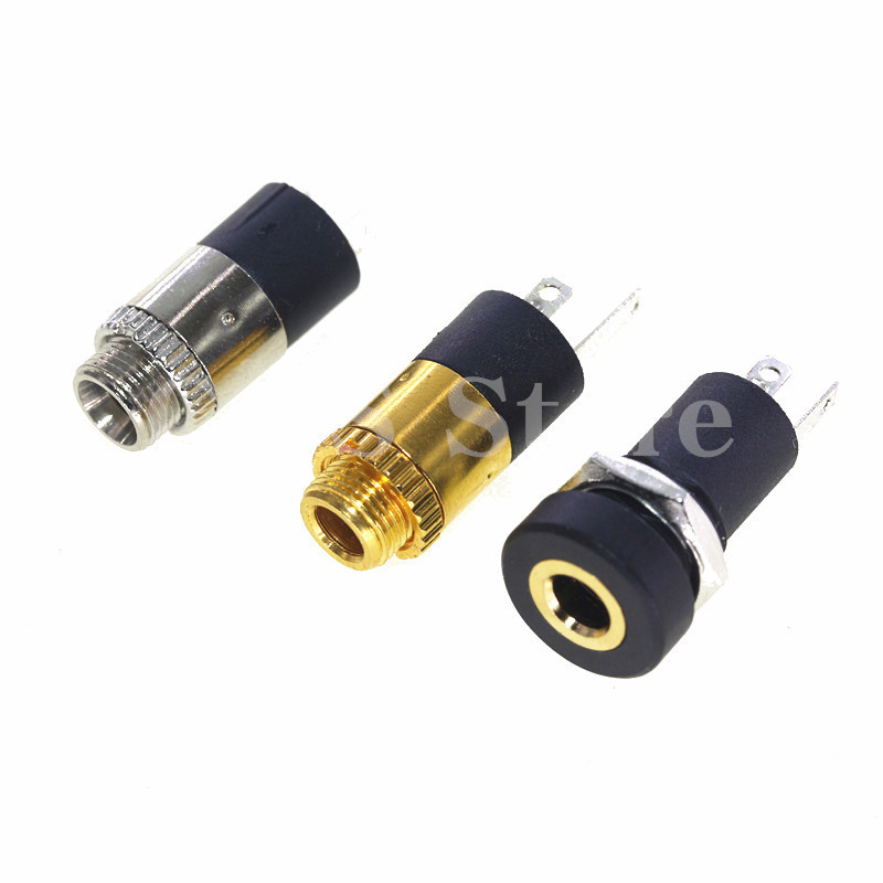 5pcs PJ392 Stereo Female Sockect Jack 3.5 Auo Headphone Connector 3.5mm Stereo Headphone Auo Video J