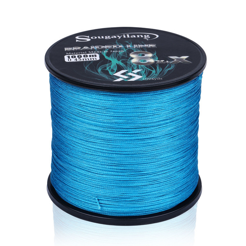 Sougayilang 300M 500M 1000M 6 Colors Strong PE Fishing Line 8+X Strands Braided Fishing Line Multifi