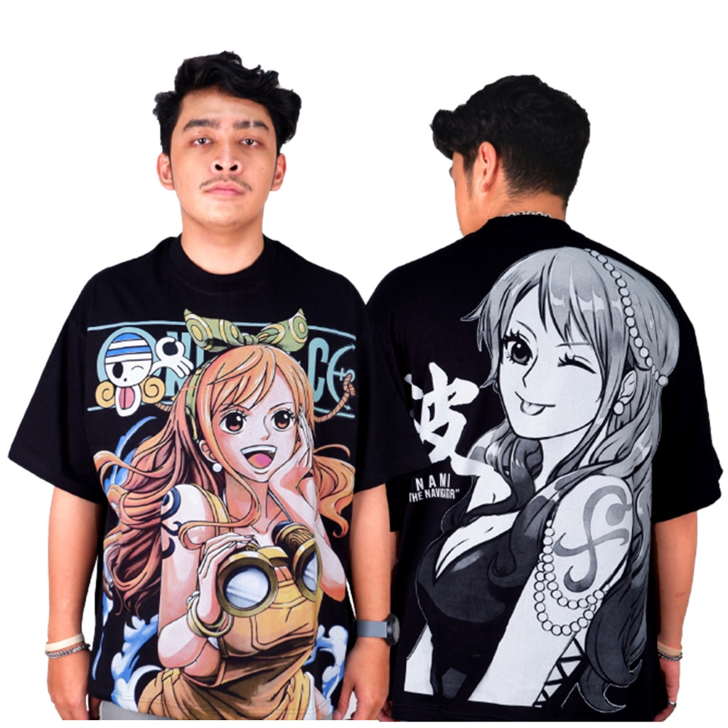 COD T-SHIRT NAMI ONE PIECE BIG OVERSIZE KAOS ANIME