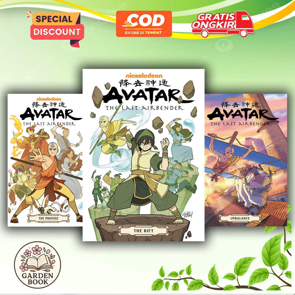 Komik Avatar : The Last Airbender By Bryan Konietzko (English Version) - GARDEN BOOK