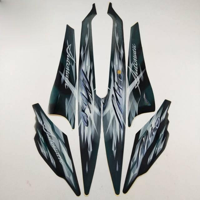 Striping Stiker Polet list motor yamaha mio sporty 2009 list body standar Fullset Barokah Sticker - 
