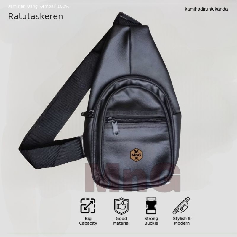 Tas Selempang (12Y3-101)Pria Zamzam1125 Waterproof WaistBag Casual Anti Air Sporty Stylish Tas Pingg