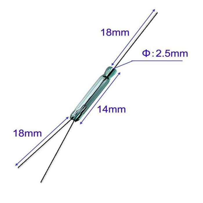 REED SWITCH REED SENSOR 3p pin NO NC ...Eletronik