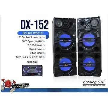 Speaker Aktif DAT DX 152 15 Inch X 4 Subwoofer / Karaoke Bluetooth / Dx 122 12 Inch / Transformer - 