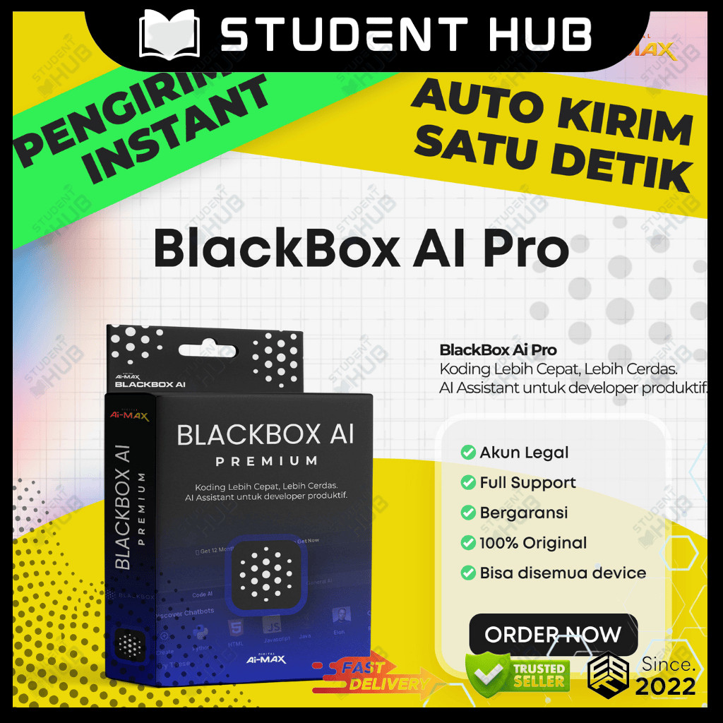BLACKBOX AI - PRO - PRIVATE - 30 Hari | FullGaransi