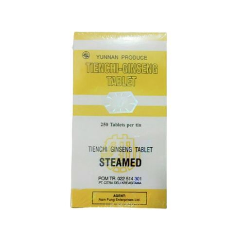 Tienchi Ginseng Tablet Steamed Botol 250 Tablet