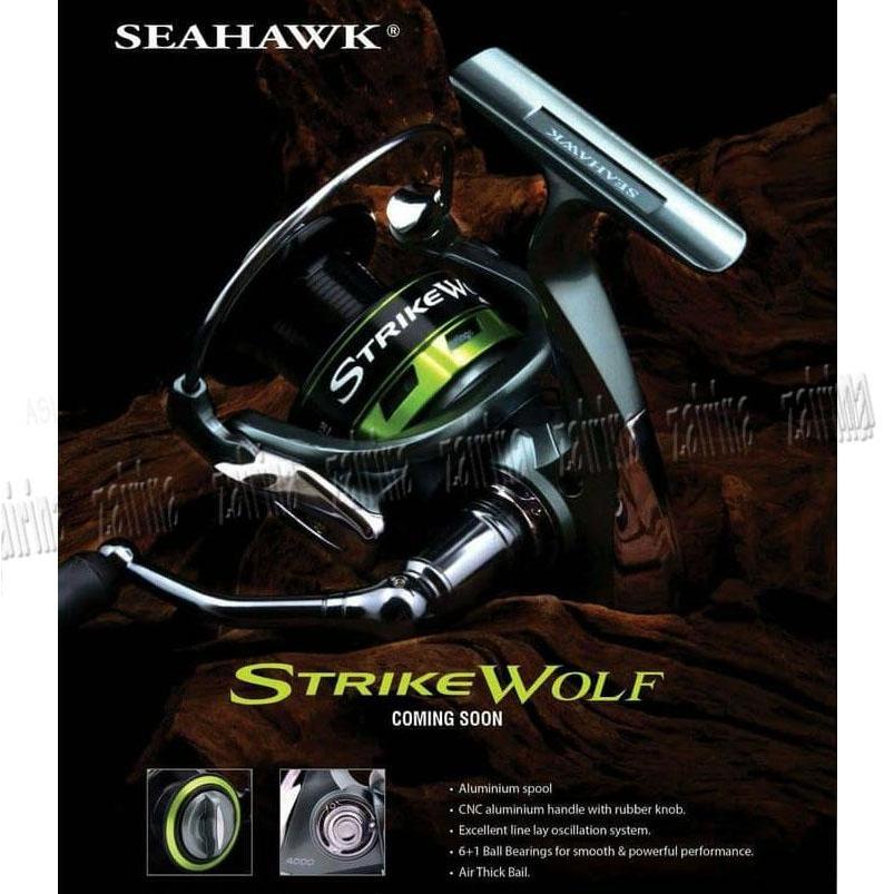 Reel Ril Rel SEAHAWK STRIKEWOLF 2500 Power Handle Hendel Sungai Laut Katrol Lube Pelumas Minyak Gear
