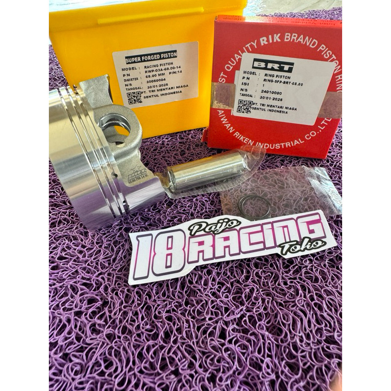 PISTON BRT FORGED FORGING PIN 14 62 63 68 70 78