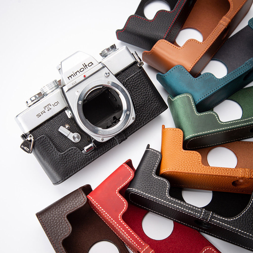 Protective Case SRT-101 Bag For Minolta SRT-101 Case Leather Camera Bag Genuine Leather Camera Half 