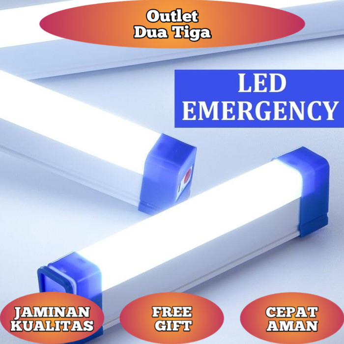 LAMPU EMERGENCY T5 60W SUPER TERANG / lampu darurat T5 portable 40WATT - lampu emergency T5