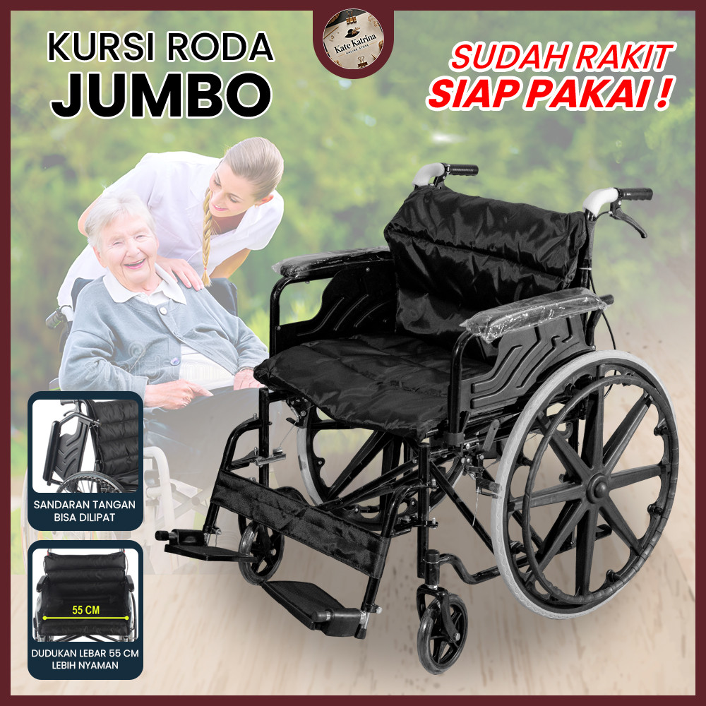 KK Kursi Roda Jumbo Big Size 150kg