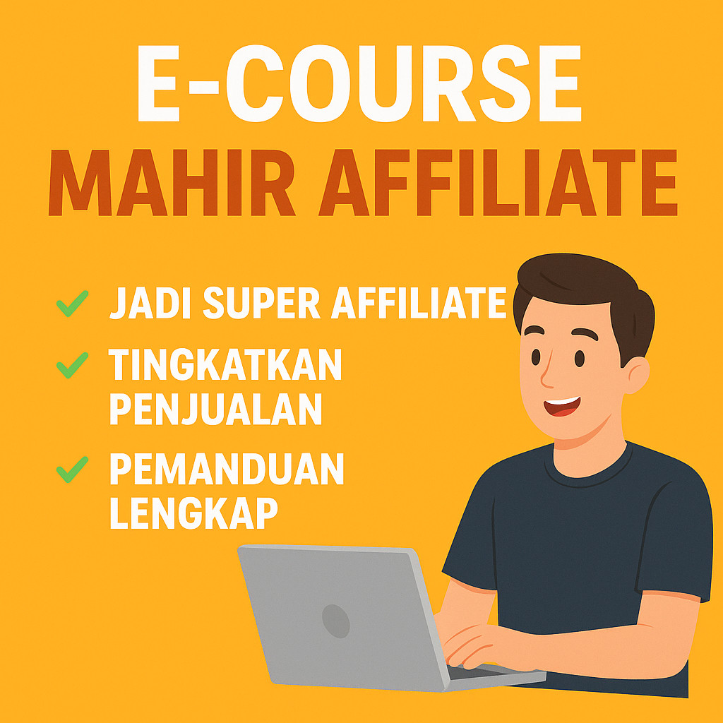 Ecourse Mahir Affiliate Marketing – Panduan Lengkap Jadi Super Affiliate & Naikkan Penjualan