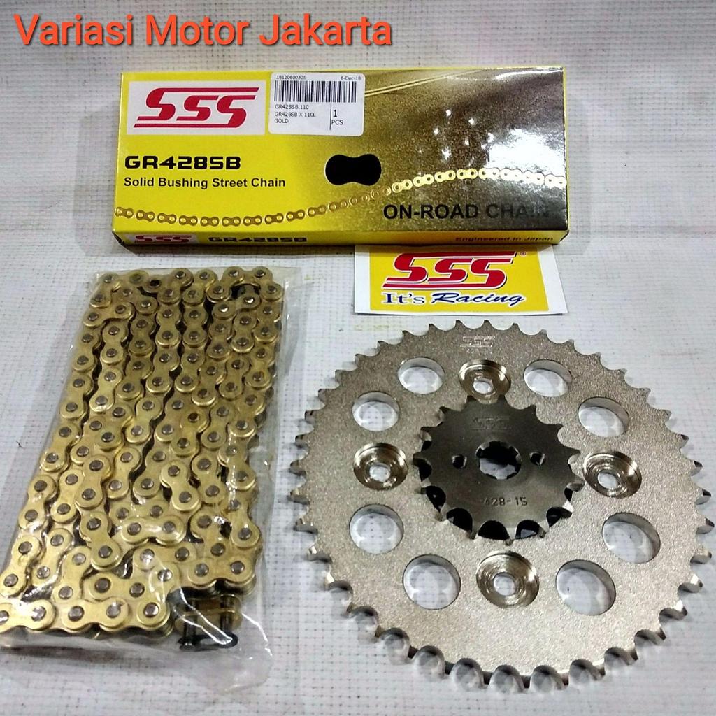 Gear Set SSS Supra X 125 Kharisma 125 Revo