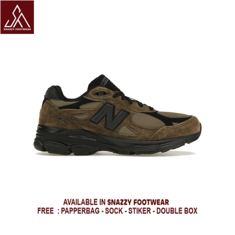 Sepatu Sneakers New Balance  990V3 Jjjjound Brown 100% Original Unisex