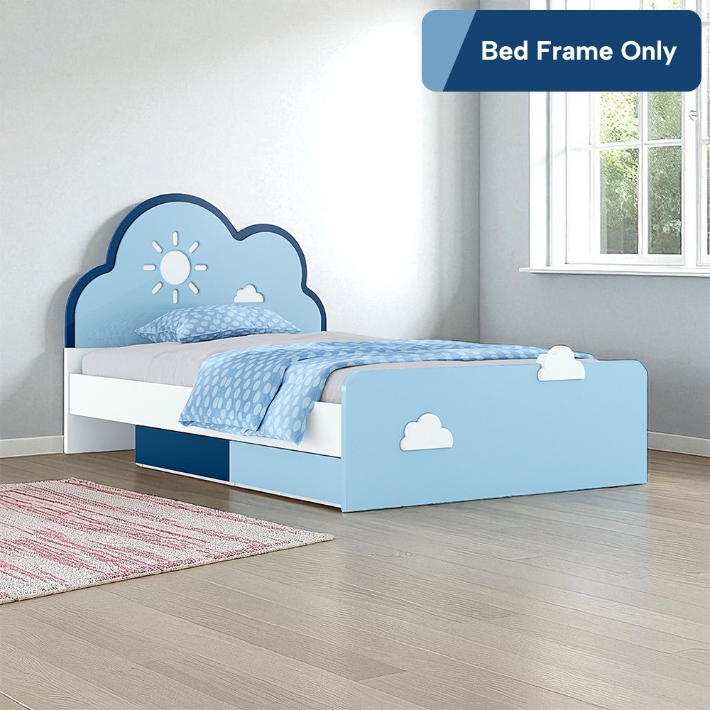 Informa 120X200 cm Tempat Tidur Anak - Biru Kids Bedroom Furniture Kamar Tidur Set Tempat Tidur Laci
