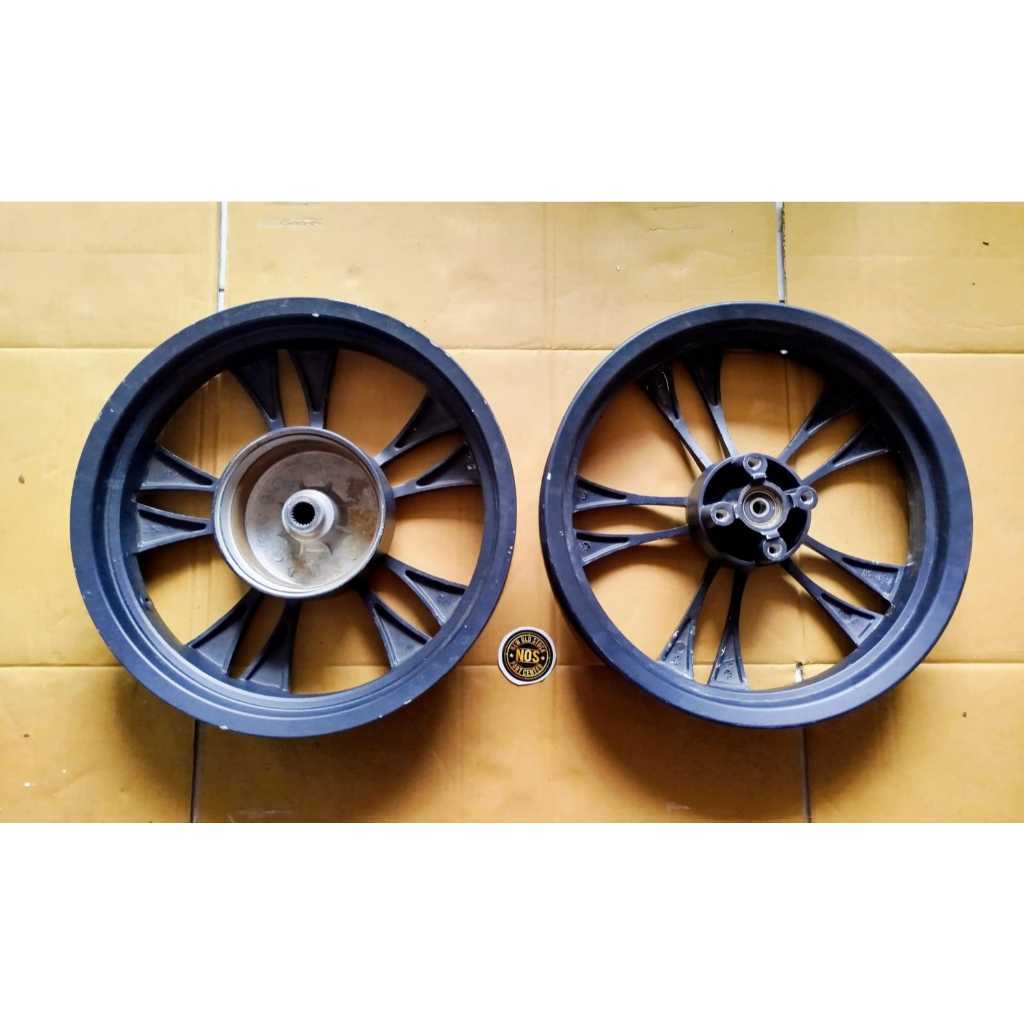 VELG VELEG PELEK PALANG BINTANG RACING TAPAK LEBAR UKURAN RING RENG 14 DEPAN BELAKANG HONDA VARIO  S