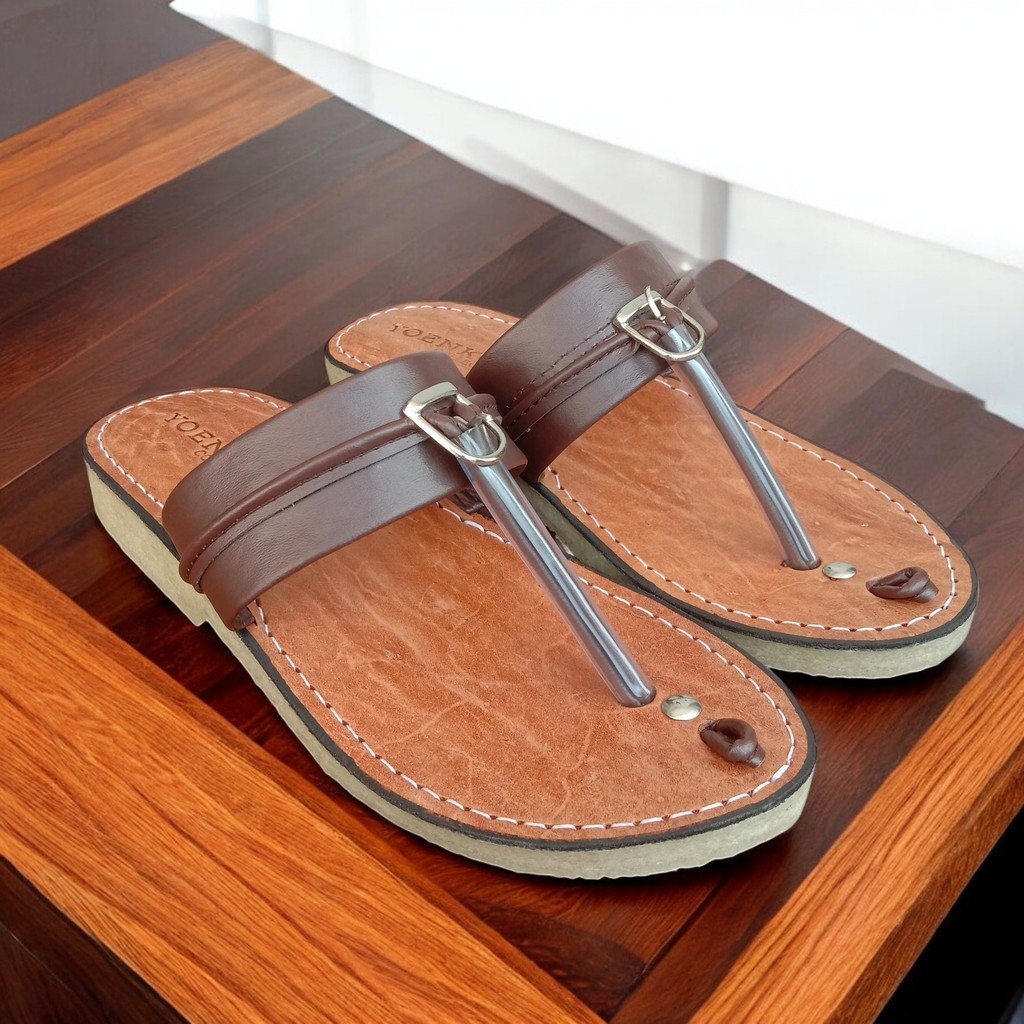 Sandal Pria Sandal Laki-Laki Sandal Tarumpah Tasik || sendal kulit pria dewasa bermerek sendal cowok