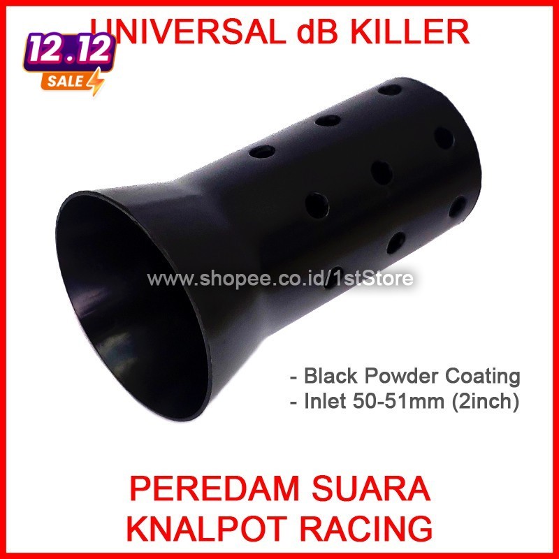 UNIVERSAL DB KILLER PEREDAM SUARA KNALPOT RACING INLET 50-51MM WRX R9 DBS CLD AKRAPOVIC SC YOSHIMURA