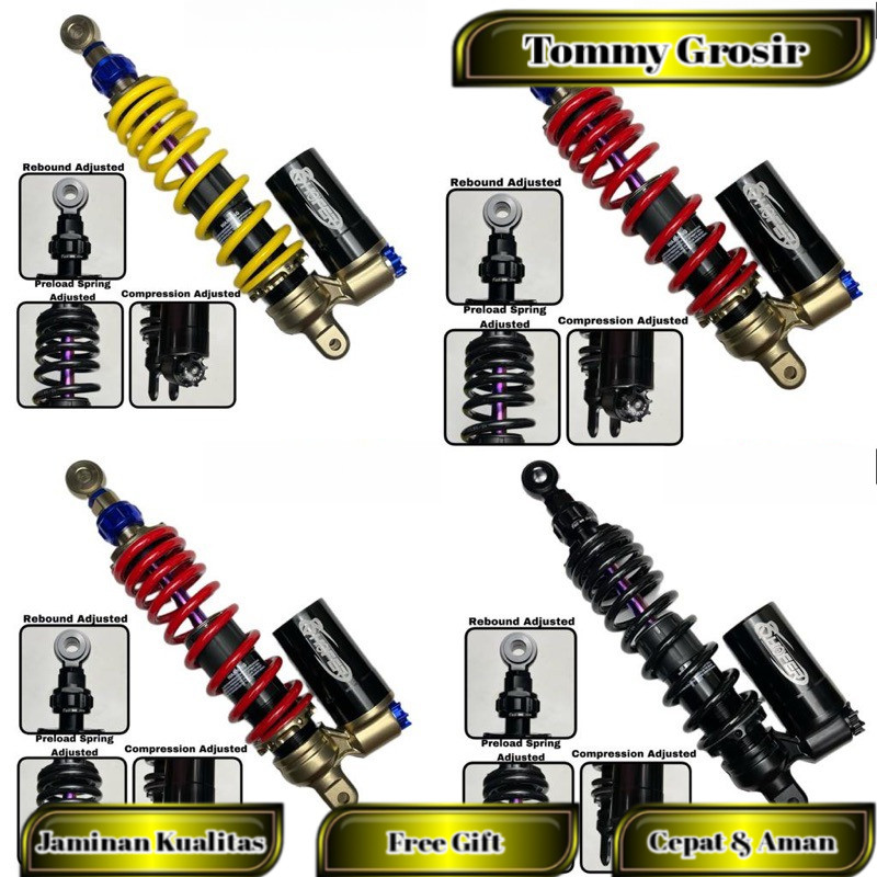 SHOCKBREAKER SHAFER TABUNG BAWAH KLIK REBOUND/KLIK KOMPRESI AKTIF SHOCK NMAX AEROX PCX STYLO LEXY VA