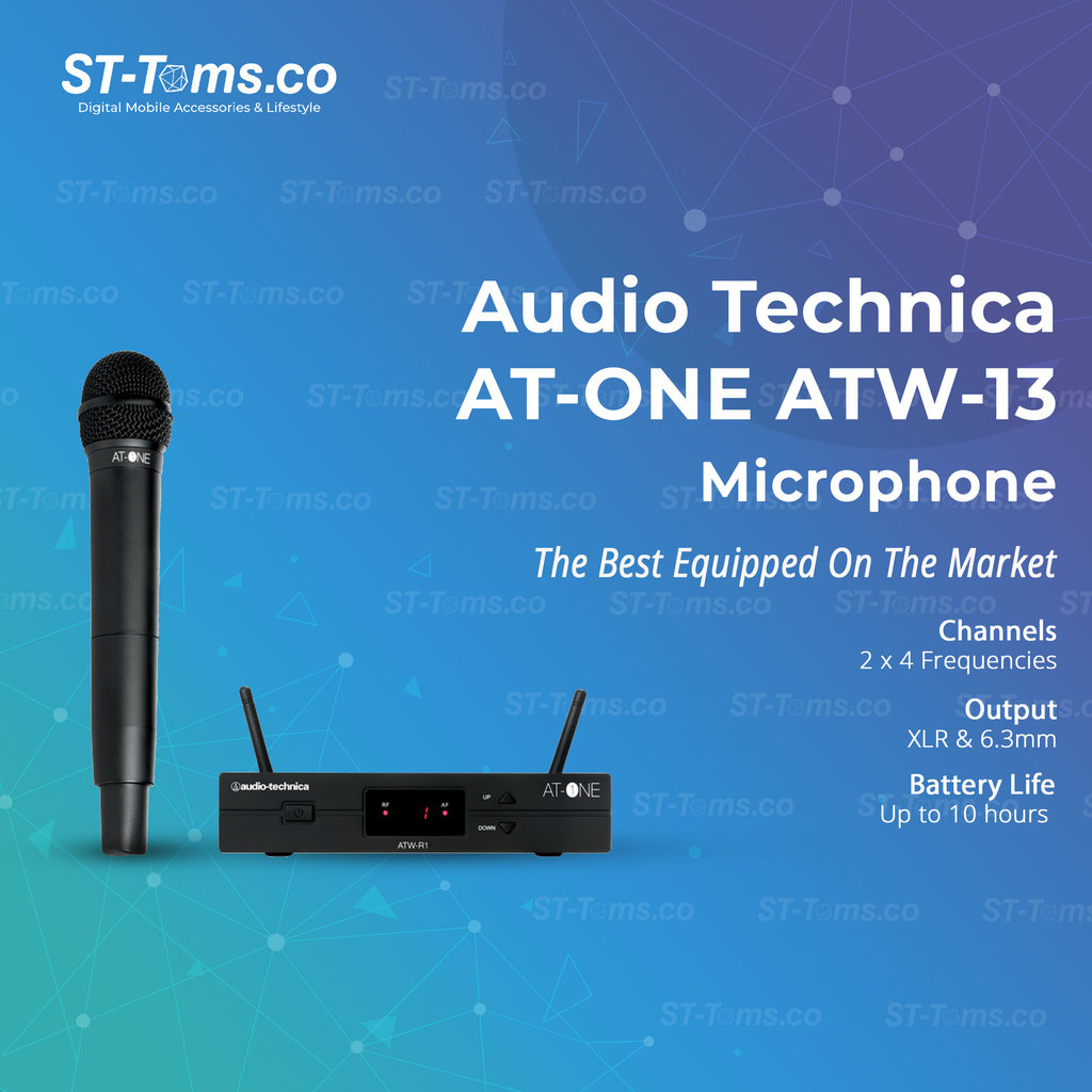 Audio Technica AT-ONE ATW-13 UHF Wireless System Mic Wireless