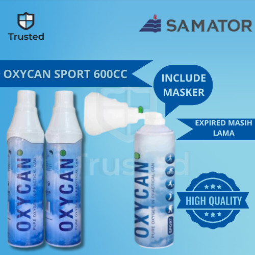 OXYCAN SPORT Oksigen Portable Tabung Kaleng Kecil 600cc