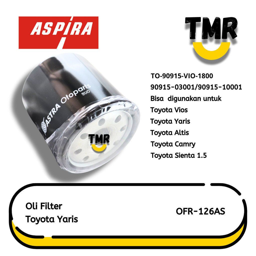 Oli Filter Toyota Vios Aspira