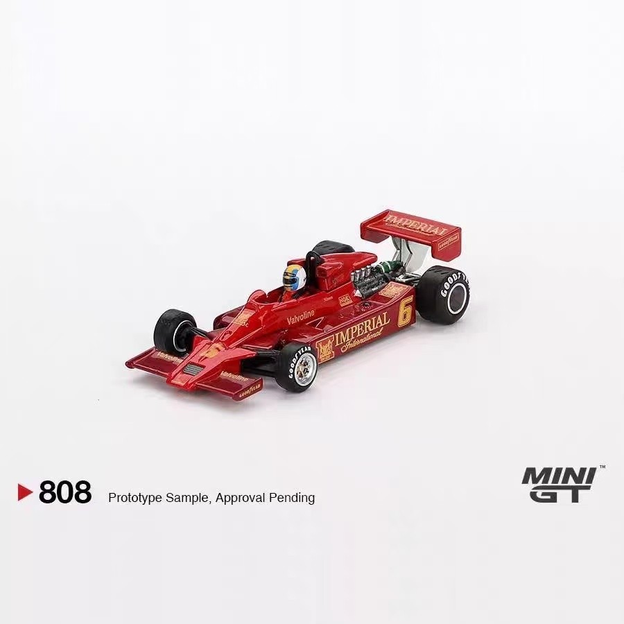 Minigt 1:64 Lotus 78 F1 Gunnar Nilsson Alloy Car Model 808