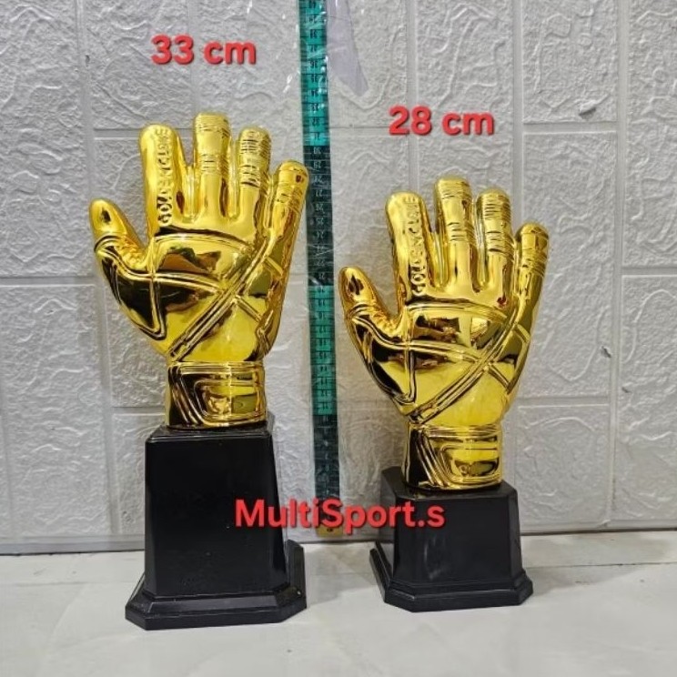 PIALA TROPHY SARUNG TANGAN TROPHY KIPER TOP SCORE BEST PLAYER BEST KIPER