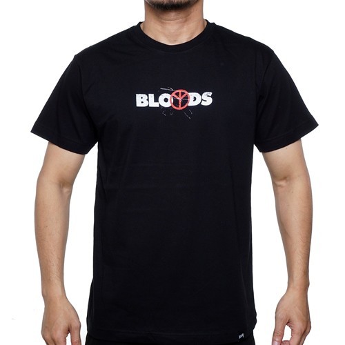 Bloods Tshirt Kaos Peace Black