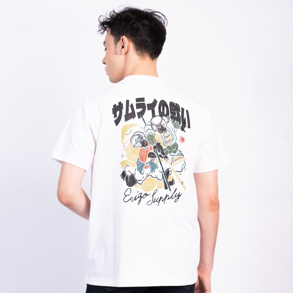 Erigo T-Shirt Yuzniko White - Kaos Unisex