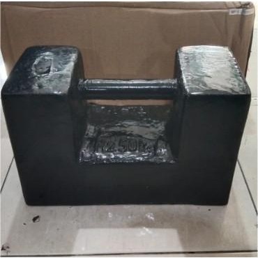 ANAK TIMBANGAN 50KG M2 / BATU TIMBANGAN 50KG BESI COR Bergaransi Pasti Original