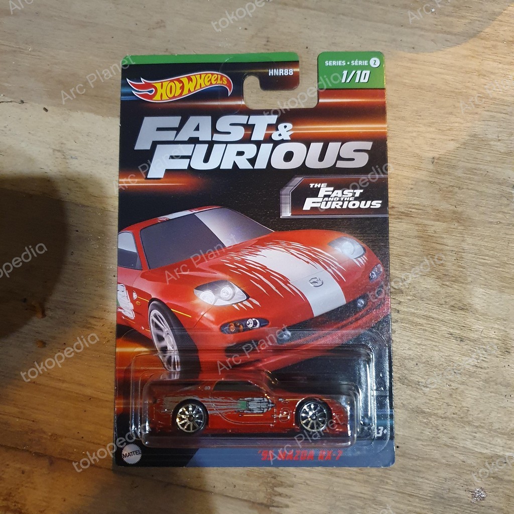 Hot Wheels Fast and Furious 95 Mazda RX-7