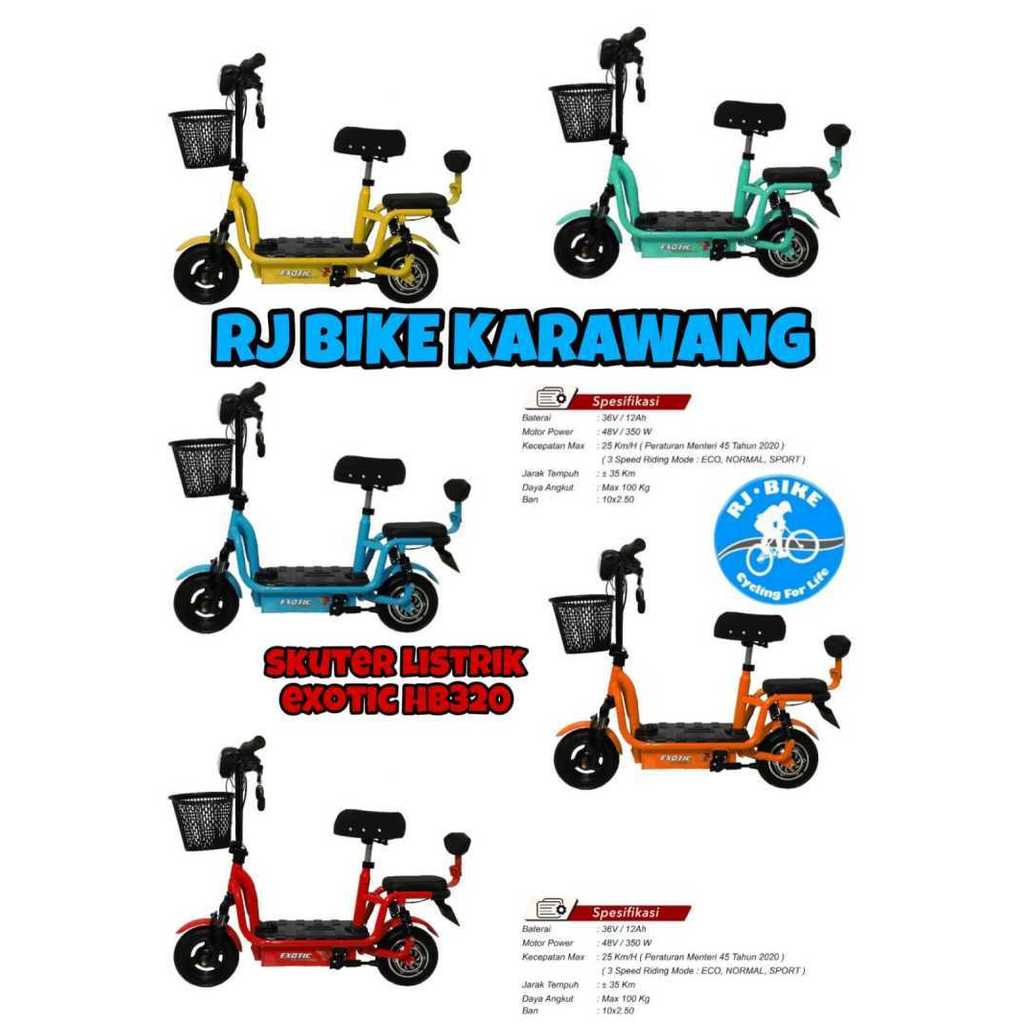SKUTER LISTRIK ET HB320 EXOTIC