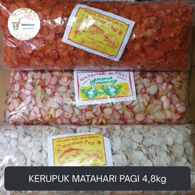 [ Promo ]Krupuk Seblak Cap Matahari Pagi 4,8kg 3 Rasa