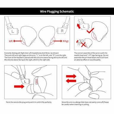 KZ EDX Kanan KZ EDX Kiri KZ EDX Satuan Earphone - KZ EDX Kiri, + Kombo Case
