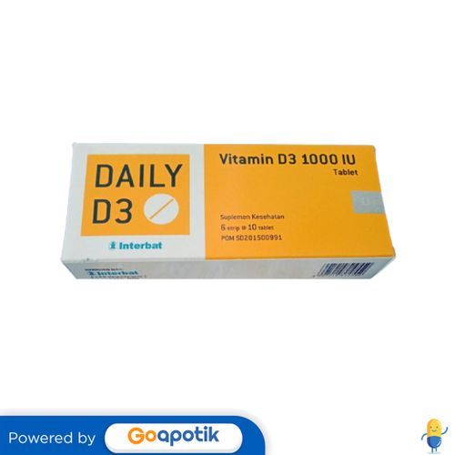 Daily D3 1000 Box 60 Tablet