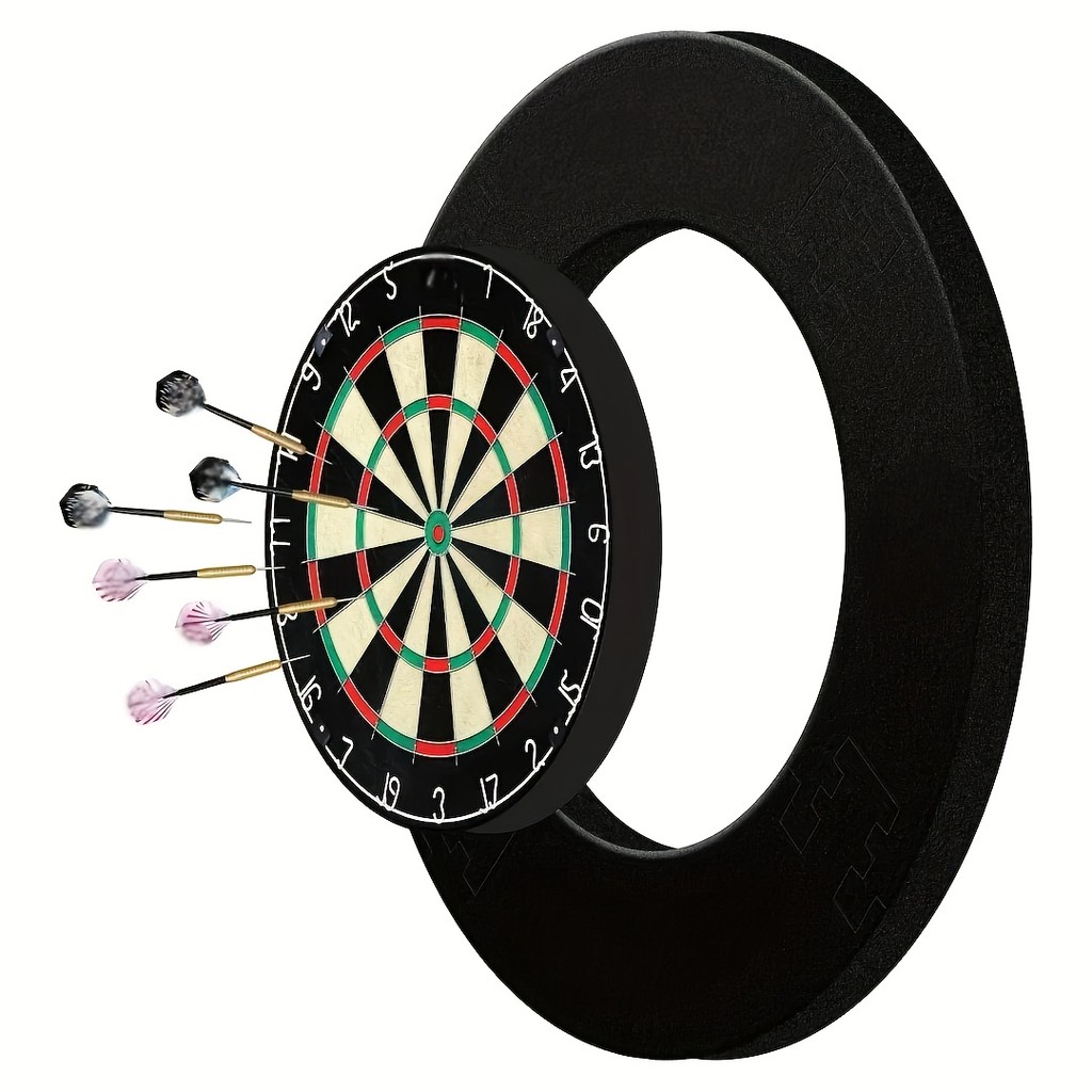 Dartboard Wall Guard Protector, EVA Foam Wall Surround with Interlocking Design for 45cm a Dartboard