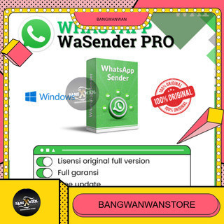 WA SENDER LIFETIME PRO ORIGINAL PREMIUM WASENDER SOFTWARE MASSAL BULK BLASTER BROADCAST TERMURAH WA1