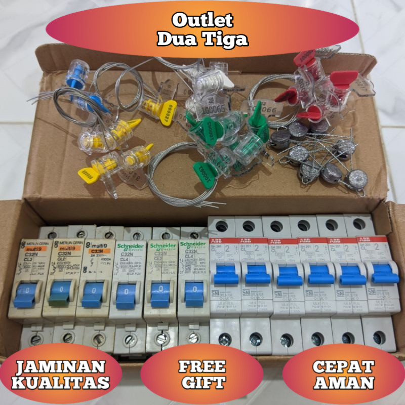 MCB Modifikasi 2A Anti Jeglek | Untuk Listrik Subsidi | PLN | Gratis Segel | Terlaris