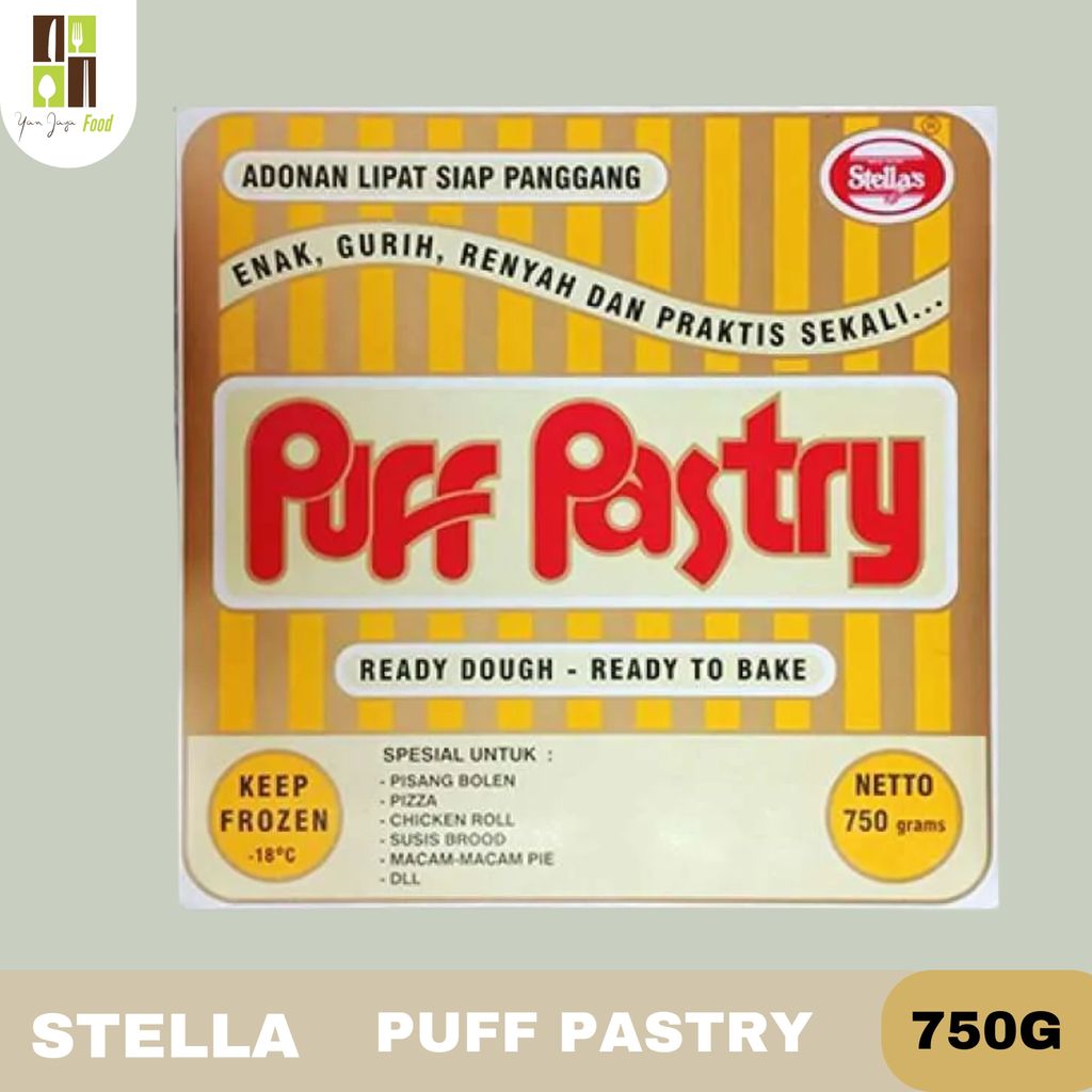 Stella Puff Pastry 750g / Adonan Lipat Siap Panggang / Pastry Instan / Kulit Puff Pastry