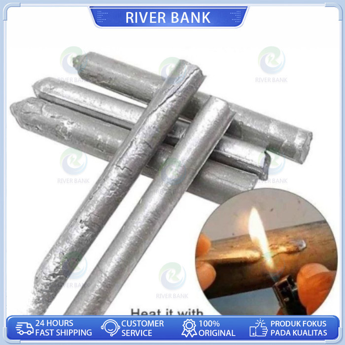 120 Pcs Batang Las PATRI ALUMINIUM TAMBAL PANCI Bakar Suhu Rendah CS