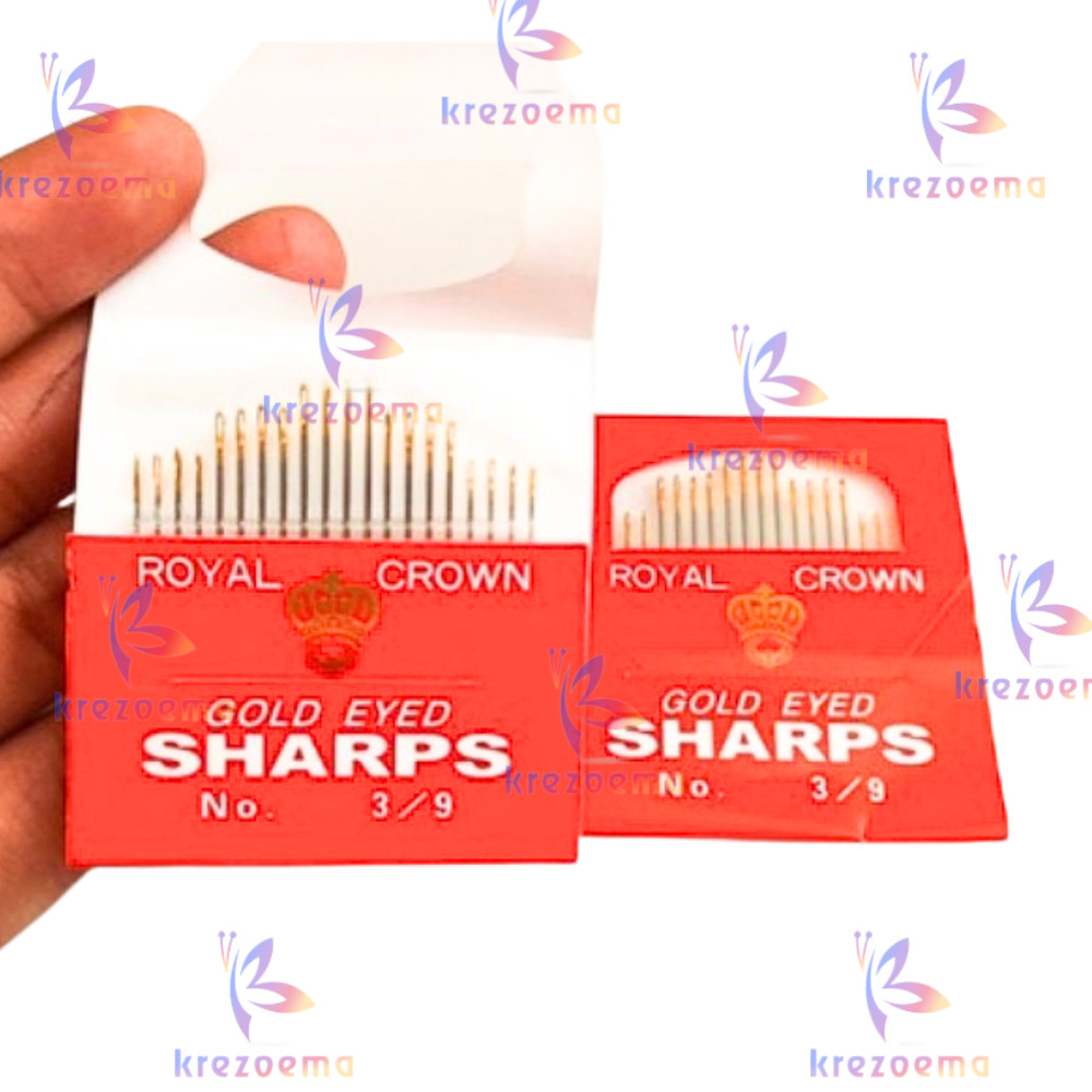 JARUM JAHIT TANGAN SHARP ROYAL CROWN