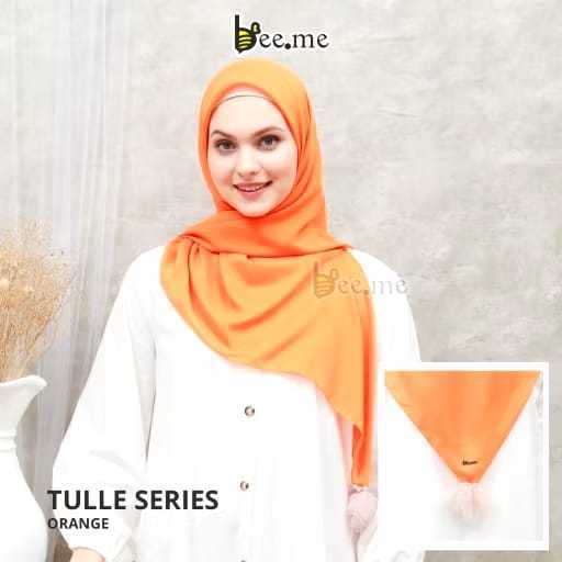 JILBAB BEEME  TULLE ORANGE SERIES bee.me