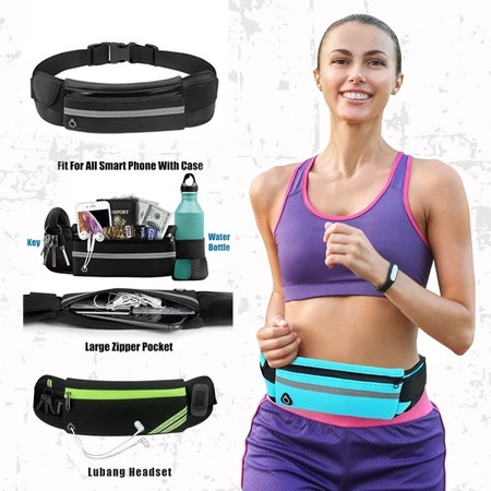 Tas Selempang Berkualitas Terbaru Unisex / Tas Selempang Waterproof Go Belt Running / Tas Pinggang P